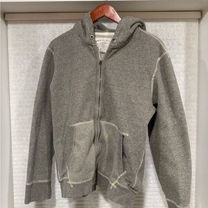 American Eagle Grey Zip-Up Hoodie